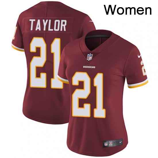 Womens Nike Washington Redskins 21 Sean Taylor Burgundy Red Team Color Vapor Untouchable Limited Player NFL Jersey